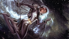 Woman outer space comics