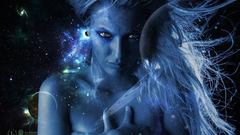 Woman outer space Stars