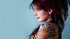 Woman paintings brunettes