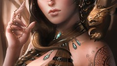 Woman paintings elves drawings drake tattoos assassins Assassin 