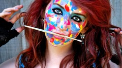 Woman paintings faces redheads events