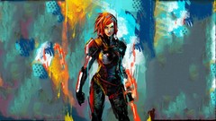 Woman paintings mass effect 2 mass effect 3 mass effect 
