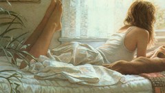 Woman paintings Steve Hanks