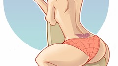 Woman panties comics pinups