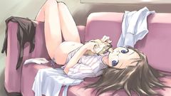 Woman panties couch lolicon