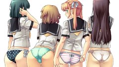 Woman panties school uniforms
