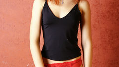 Woman panties stockings redheads