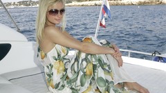 Woman Paris Hilton blondes