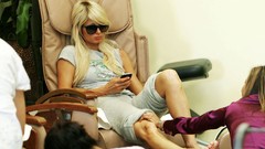 Woman Paris Hilton blondes