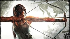 Woman PC widescreen arrows tomb raider lara croft video games