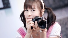 Woman peach asians models Korean Han Min Ji