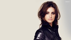 Woman penelope cruz brunettes Simple Background