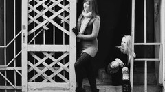 Woman photographer monochrome brunettes Klaipeda hks lithuanian 