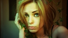 Woman Photographers faces blue eyes deviantart portraits 