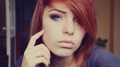 Woman Photographers faces blue eyes redheads deviantart TEENS 