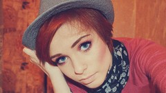 Woman Photographers hats faces blue eyes redheads deviantart 