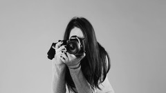 Woman Photographers photographer monochrome brunettes
