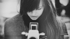 Woman Photographers photographer monochrome brunettes models