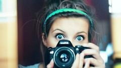 Woman Photographers photographer Nikon Cameras blue eyes 