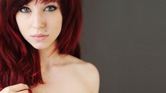 Woman piercings redheads