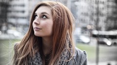 Woman piercings redheads portraits