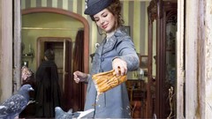 Woman Pigeons hats Actress brunettes Louise Bourgoin
