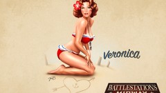 Woman pin soft shading