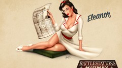 Woman pin soft shading