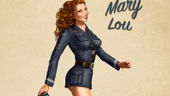 Woman pin soft shading