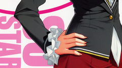 Woman pink hair Anime