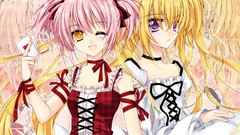 Woman pink hair anime girls yellow eyes hinamori amu utau Shugo 