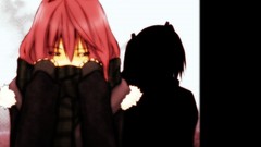 Woman pink hair long hair blue eyes vocaloid megurine luka