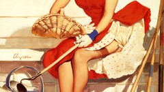 Woman pinups
