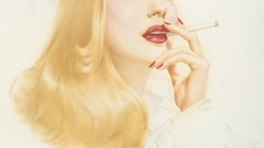 Woman pinups cigars