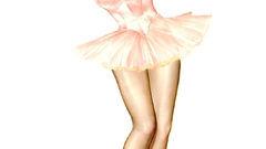 Woman pinups skirts