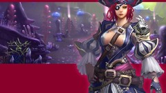 Woman pirates video games