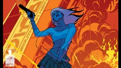 Woman pistols comics explosions