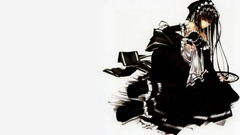 Woman pixiv black dress