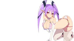 Woman pixiv purple hair