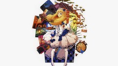 Woman pixiv Simple Background