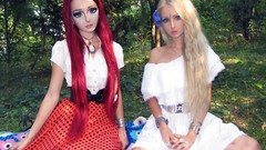 Woman plastic Russian lingerie brunettes models barbie panties