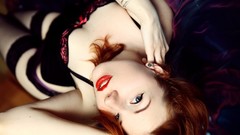 Woman play redheads