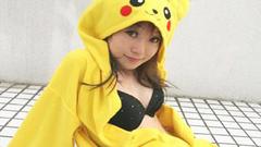 Woman Pokemon cosplay Pikachu