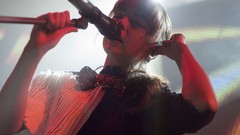 Woman Poland brown eyes brunettes singers Polish Monika Brodka