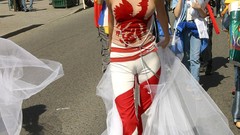 Woman Poland Flags Eagles blondes Polish camel toe