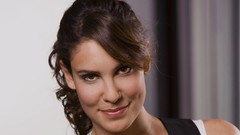 Woman Portuguese long hair brown eyes brunettes Daniela Ruah