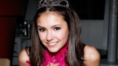 Woman Princess Nina Dobrev faces brunettes