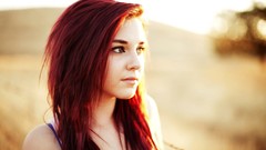 Woman Profile faces outdoors models redheads Tosha McCarter