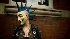Woman punk masks Anonymous