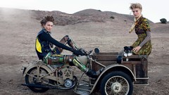 Woman Puppies brunettes short hair models karlie kloss 